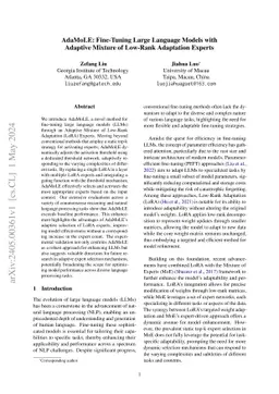 AdaMoLE: Fine-Tuning Large Language Models with Adaptive Mixture of
  Low-Rank Adaptation Experts