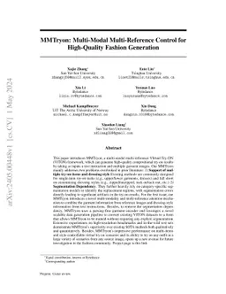 MMTryon: Multi-Modal Multi-Reference Control for High-Quality Fashion
  Generation