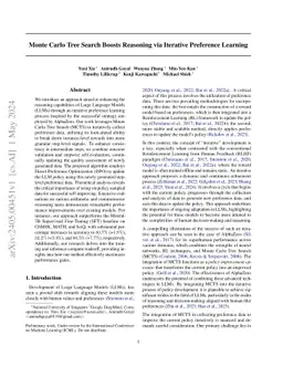 Monte Carlo Tree Search Boosts Reasoning via Iterative Preference
  Learning