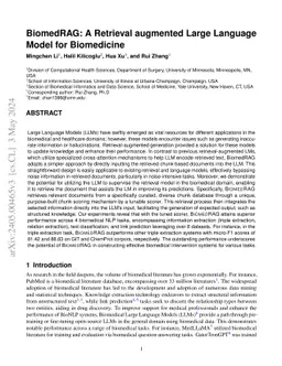 BiomedRAG: A Retrieval Augmented Large Language Model for Biomedicine