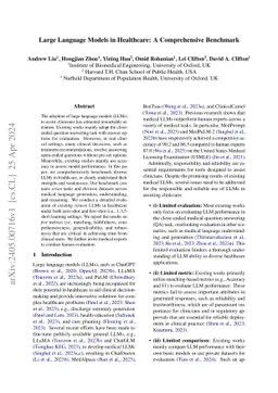 Large Language Models in the Clinic: A Comprehensive Benchmark