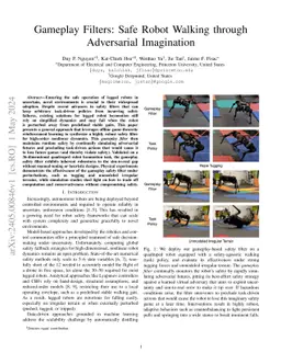 Gameplay Filters: Robust Zero-Shot Safety through Adversarial Imagination