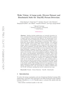 Wake Vision: A Tailored Dataset and Benchmark Suite for TinyML Computer Vision Applications