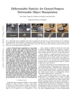 Differentiable Particles for General-Purpose Deformable Object
  Manipulation