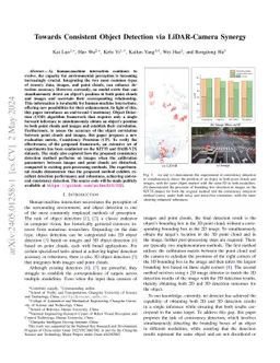 Towards Consistent Object Detection via LiDAR-Camera Synergy