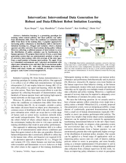 IntervenGen: Interventional Data Generation for Robust and
  Data-Efficient Robot Imitation Learning