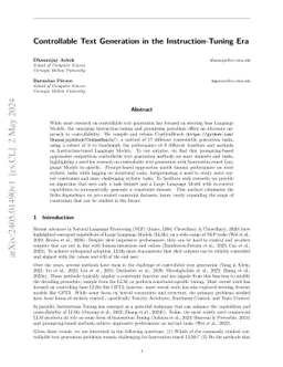 Controllable Text Generation in the Instruction-Tuning Era