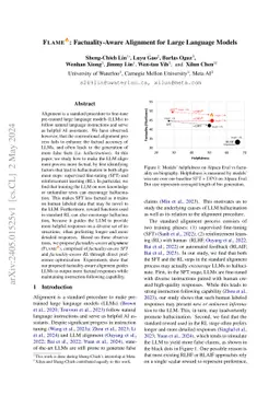 FLAME: Factuality-Aware Alignment for Large Language Models