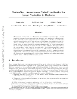 ShadowNav: Autonomous Global Localization for Lunar Navigation in
  Darkness