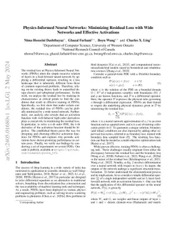 Physics-Informed Neural Networks: Minimizing Residual Loss with Wide
  Networks and Effective Activations