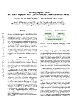 Converting Anyone's Voice: End-to-End Expressive Voice Conversion with a
  Conditional Diffusion Model