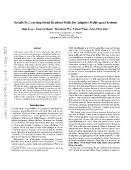 SocialGFs: Learning Social Gradient Fields for Multi-Agent Reinforcement
  Learning