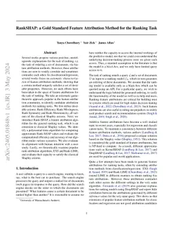 RankSHAP: Shapley Value Based Feature Attributions for Learning to Rank