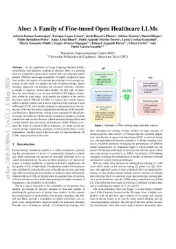 Aloe: A Family of Fine-tuned Open Healthcare LLMs