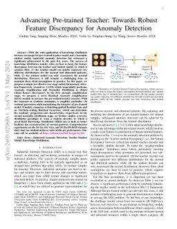 Advancing Pre-trained Teacher: Towards Robust Feature Discrepancy for
  Anomaly Detection