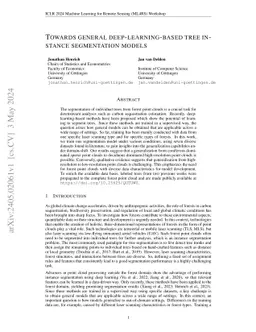 Towards general deep-learning-based tree instance segmentation models