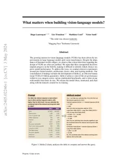 What matters when building vision-language models?