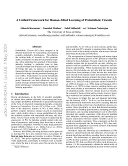A Unified Framework for Human-Allied Learning of Probabilistic Circuits