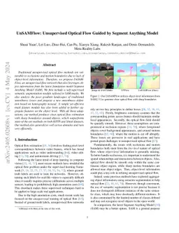 UnSAMFlow: Unsupervised Optical Flow Guided by Segment Anything Model