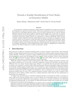 Unveiling Differences in Generative Models: A Scalable Differential Clustering Approach