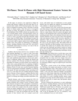 TK-Planes: Tiered K-Planes with High Dimensional Feature Vectors for
  Dynamic UAV-based Scenes