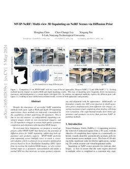 MVIP-NeRF: Multi-view 3D Inpainting on NeRF Scenes via Diffusion Prior