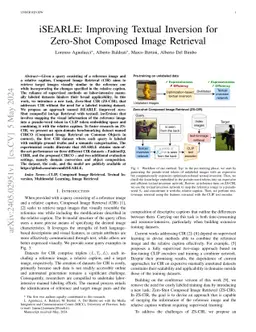 iSEARLE: Improving Textual Inversion for Zero-Shot Composed Image Retrieval