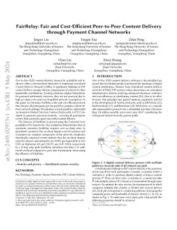 FairRelay: Fair and Cost-Efficient Peer-to-Peer Content Delivery through
  Payment Channel Networks
