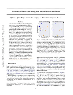 Parameter-Efficient Fine-Tuning with Discrete Fourier Transform