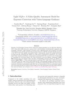 Light-VQA+: A Video Quality Assessment Model for Exposure Correction
  with Vision-Language Guidance