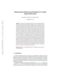 Retinexmamba: Retinex-based Mamba for Low-light Image Enhancement