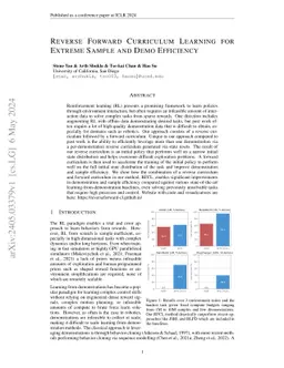 Reverse Forward Curriculum Learning for Extreme Sample and Demonstration
  Efficiency in Reinforcement Learning
