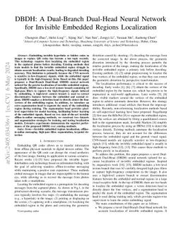 DBDH: A Dual-Branch Dual-Head Neural Network for Invisible Embedded
  Regions Localization