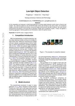 Low-light Object Detection
