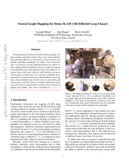 Neural Graph Map: Dense Mapping with Efficient Loop Closure Integration