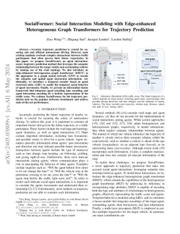 SocialFormer: Social Interaction Modeling with Edge-enhanced
  Heterogeneous Graph Transformers for Trajectory Prediction