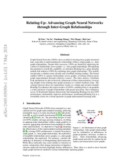 Relating-Up: Advancing Graph Neural Networks through Inter-Graph
  Relationships