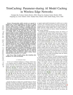 TrimCaching: Parameter-sharing AI Model Caching in Wireless Edge
  Networks