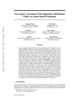 ALI-Agent: Assessing LLMs' Alignment with Human Values via Agent-based
  Evaluation