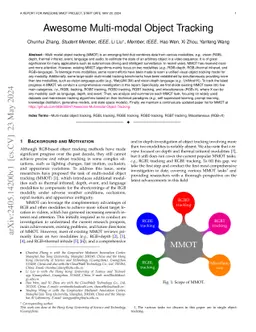 Awesome Multi-modal Object Tracking