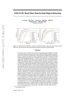YOLOv10: Real-Time End-to-End Object Detection