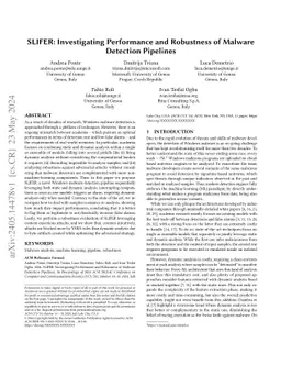 SLIFER: Investigating Performance and Robustness of Malware Detection
  Pipelines