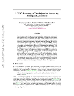 LOVA3: Learning to Visual Question Answering, Asking and Assessment