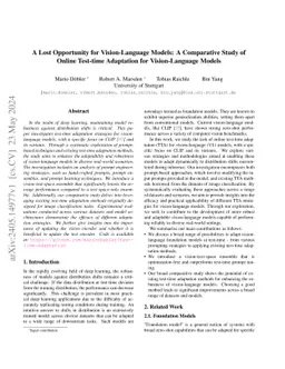 A Lost Opportunity for Vision-Language Models: A Comparative Study of
  Online Test-time Adaptation for Vision-Language Models