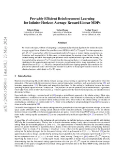 Reinforcement Learning for Infinite-Horizon Average-Reward Linear MDPs via Approximation by Discounted-Reward MDPs