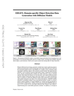 ODGEN: Domain-specific Object Detection Data Generation with Diffusion
  Models
