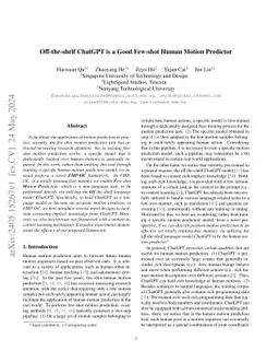 Off-the-shelf ChatGPT is a Good Few-shot Human Motion Predictor
