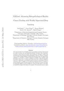 NMGrad: Advancing Histopathological Bladder Cancer Grading with Weakly
  Supervised Deep Learning