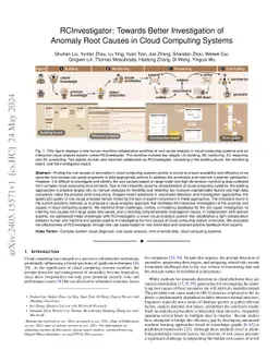 RCInvestigator: Towards Better Investigation of Anomaly Root Causes in
  Cloud Computing Systems