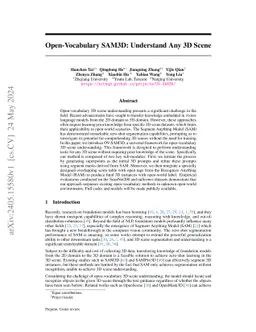 Open-Vocabulary SAM3D: Understand Any 3D Scene